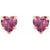 Natural Pink Tourmaline Earrings