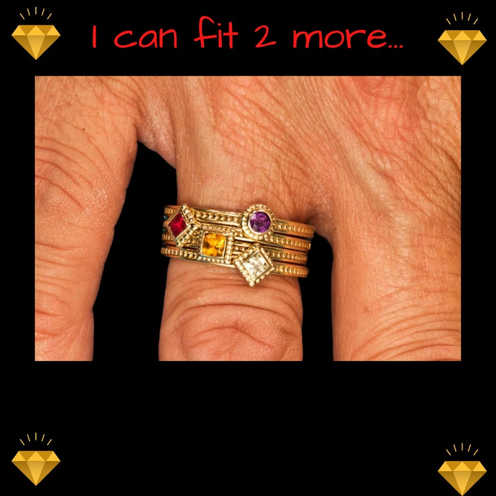 14k Gold Citrine Ring