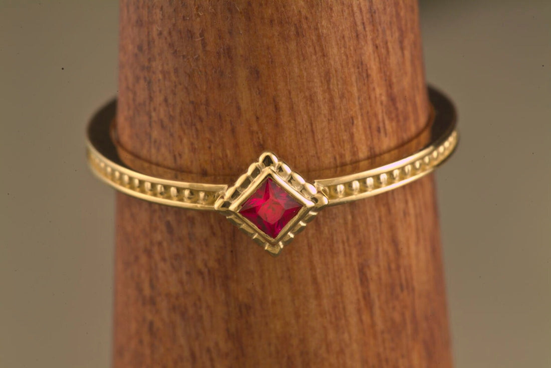 14k Gold Ruby Ring