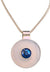 Chalcedony, Blue Quartz Statement Necklace in Silver