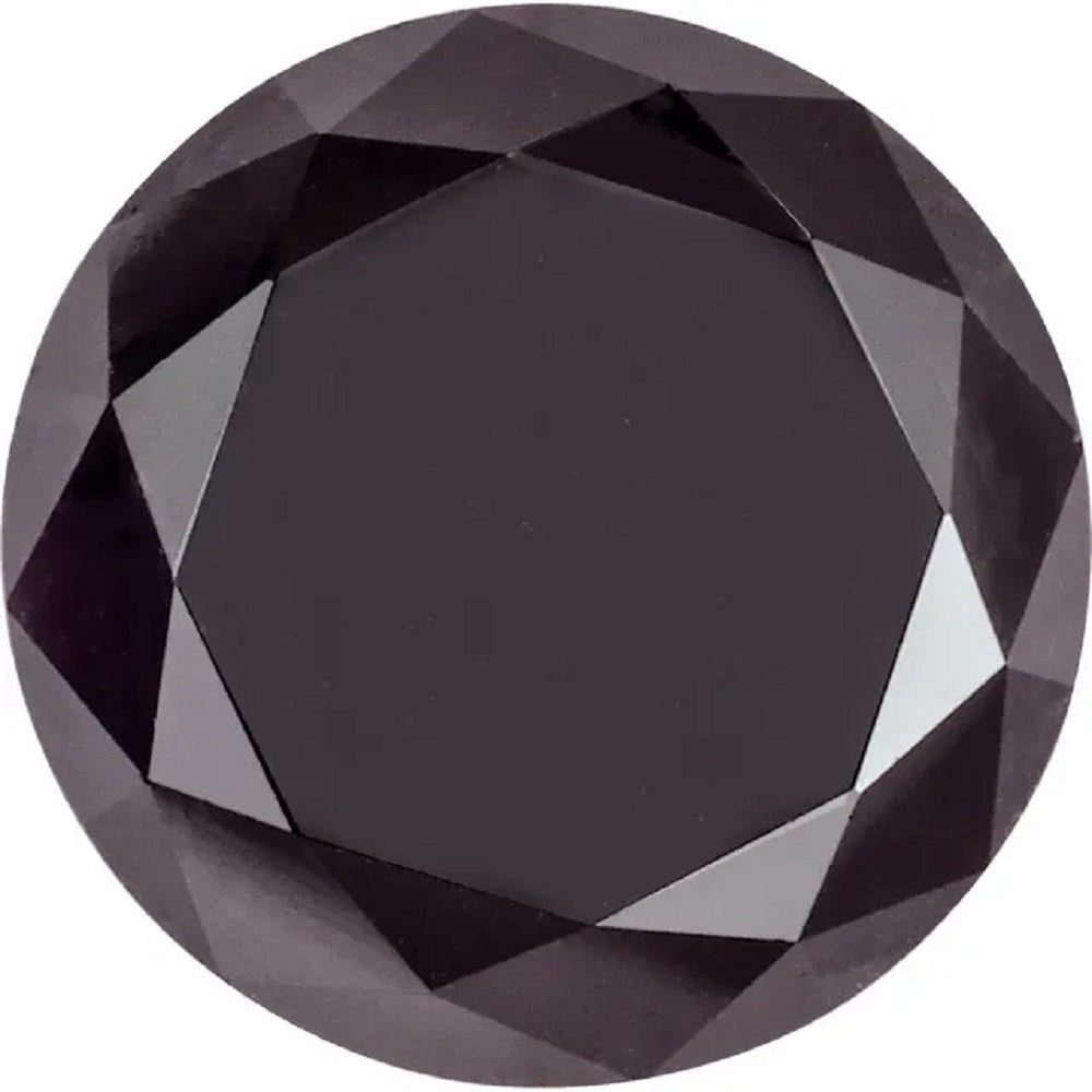 Mens Black Diamond Band in Fine Silver